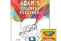 Coloring book and crayons