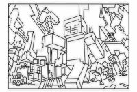 Minecraft coloring book printable