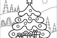 Christmas tree coloring book